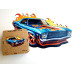 Пазл дерев'яний фігурний Muscle car in fire 25х25 см FWP-013