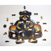 Пазл дерев'яний фігурний Teddy Bear driver 25х25 см FWP-017