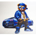 Пазл дерев'яний фігурний Blue Bugati Bear 25х25 см FWP-018