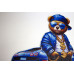 Пазл дерев'яний фігурний Blue Bugati Bear 25х25 см FWP-018