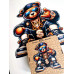 Пазл дерев'яний фігурний Hip Hop Teddy Bear 25х25х см FWP-020