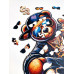 Пазл дерев'яний фігурний Hip Hop Teddy Bear 25х25х см FWP-020