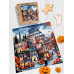 Пазл дерев'яний фігурний Halloween in Rome 40х40 см HLW-002