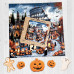 Пазл дерев'яний фігурний Halloween in Rome 40х40 см HLW-002