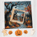 Пазл дерев'яний фігурний Halloween на околицях міста 40х40 см HLW-004