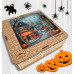 Пазл дерев'яний фігурний Halloween у Парижі 40х40 см HLW-005