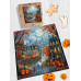 Пазл дерев'яний фігурний Halloween у Нью Йорку 40х40 см HLW-006