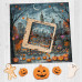 Пазл дерев'яний фігурний Halloween у мегаполісі 40х40 см HLW-007