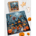Пазл дерев'яний фігурний празнування Halloween 40х40 см HLW-012