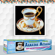 Алмазна вишивка (набір) Чашка ароматної кави