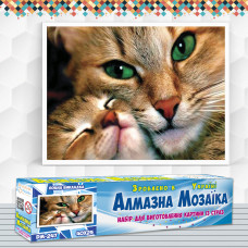 Diamond embroidery (set) Cat with kitten
