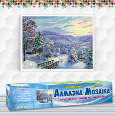 Алмазна вишивка (набір) Зима в селі