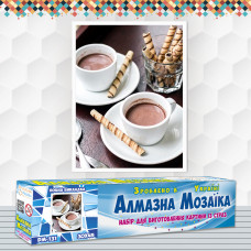 Алмазна вишивка (набір) Кава для двох