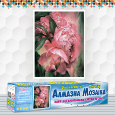 Алмазна вишивка (набір) Метелик у піонах