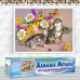 Diamond embroidery (set) Kitten with bow