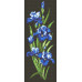 Diamond embroidery (set) blue irises