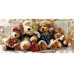 Diamond Embroidery (set) Family of toys Diamond Embroidery (set) Family of toys