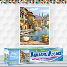 Алмазна вишивка (набір) Кафе на набережній