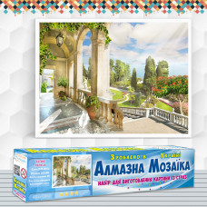 Алмазна вишивка (набір) Літня тераса