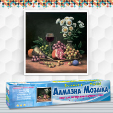Алмазна вишивка (набір) Натюрморт з ромашками