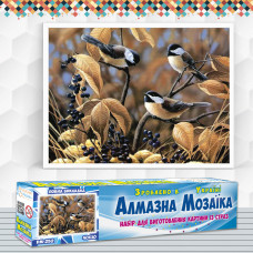 Алмазна вишивка (набір) Синички восени