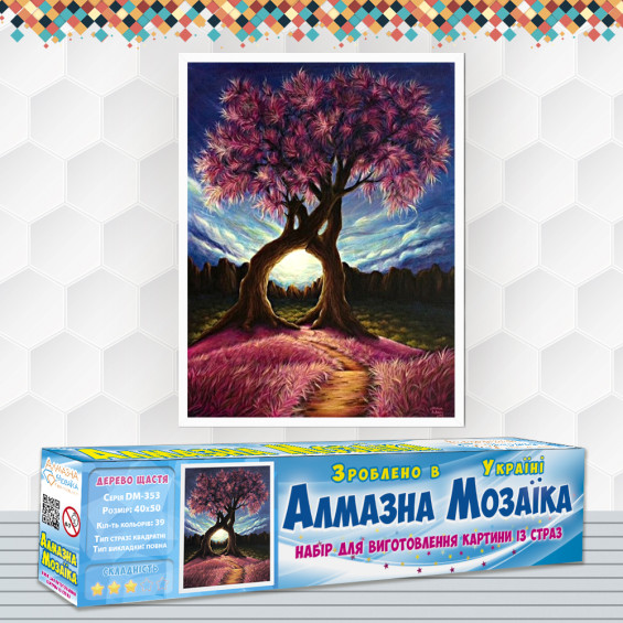 Diamond mosaic (set) Happiness tree