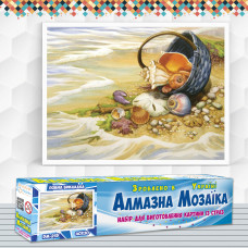 Алмазна вишивка (набір) Корзина мушлів