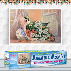 Алмазна вишивка (набір) Допитливі синички