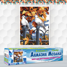 Алмазна вишивка (набір) Пара голубів
