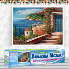 Алмазна вишивка (набір) Дім на березі моря
