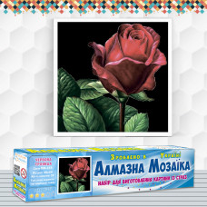 Алмазна вишивка (набір) Червона роза
