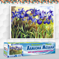 Алмазна вишивка (набір) Іриси