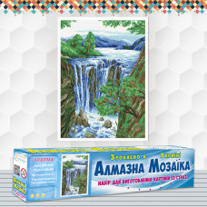 Алмазна вишивка (набір) Водоспад