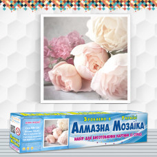Алмазна вишивка (набір) Ніжні піони
