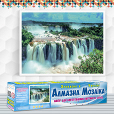 Алмазна вишивка (набір) Мальовничий водоспад