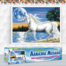 Алмазна вишивка (набір) Єдиноріг