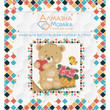 Алмазна вишивка (набір) Ведмежа