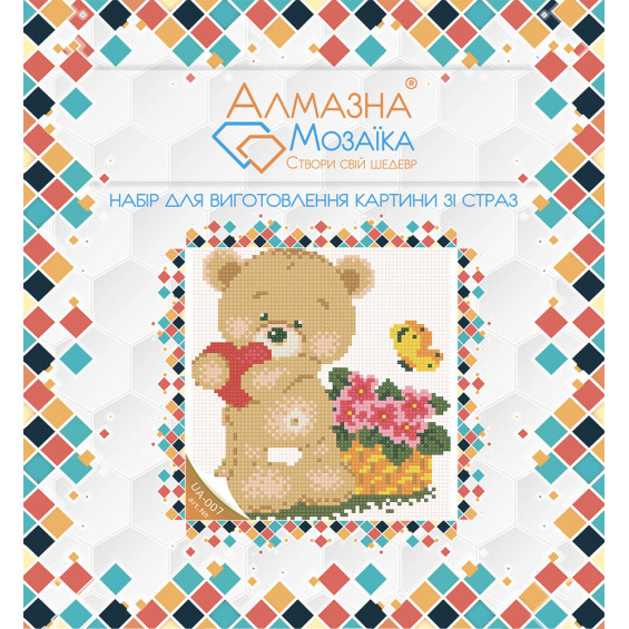Diamond embroidery (set) Bear