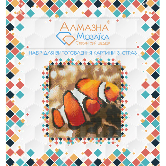 Алмазна вишивка (набір) Риба клоун