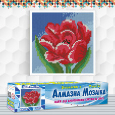 Алмазна вишивка (набір) Маленький тюльпан