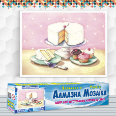 Diamond embroidery (set) Cake with cupcakes