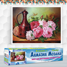 Алмазна вишивка (набір) Садові троянди