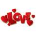 Алмазна вишивка (набір) LOVE Алмазна вишивка (набір) LOVE